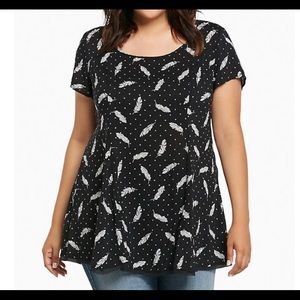 Feather Print Tunic- Size 1